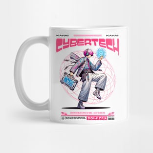 kawaii cyber tech anime girls Mug